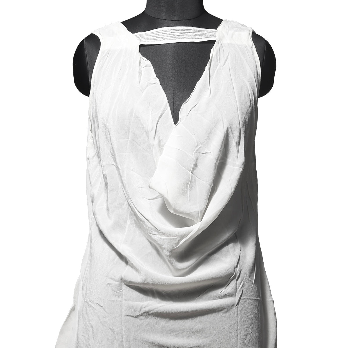 Les Petites White Cowl Neck Top