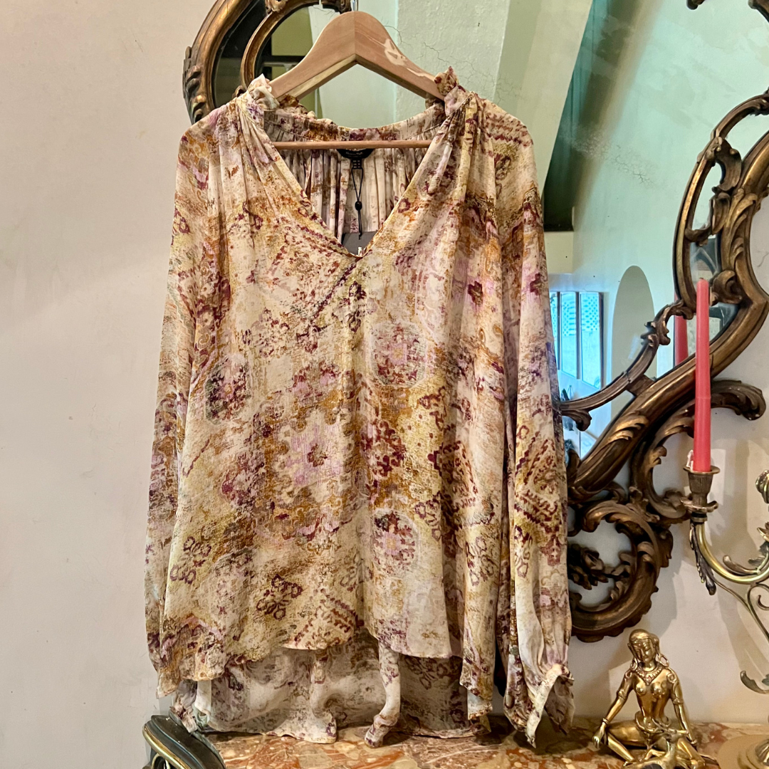Massimo Dutti Floral Top
