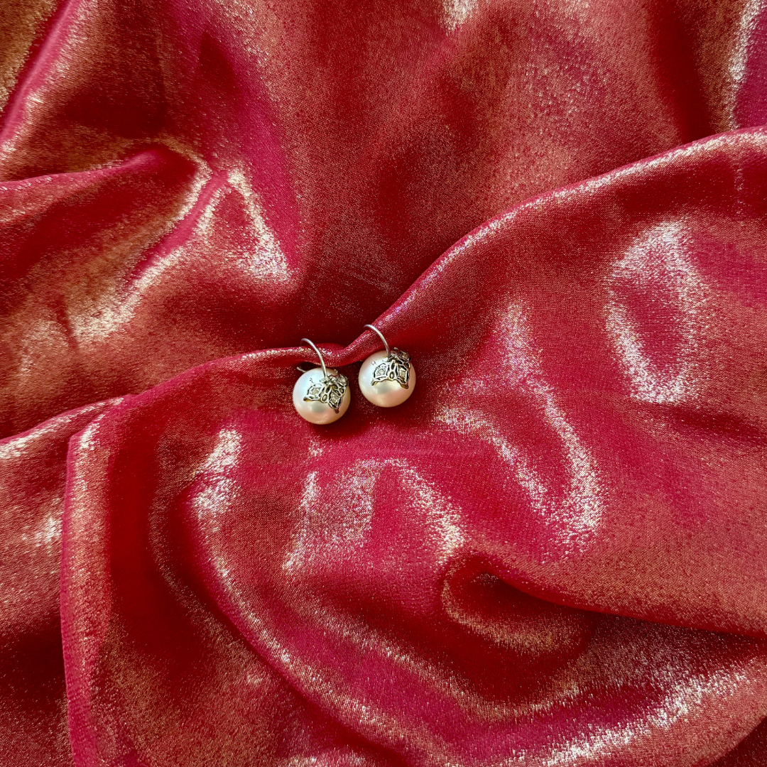 Pearl Semi-Precious Earrings from Santosh Popley