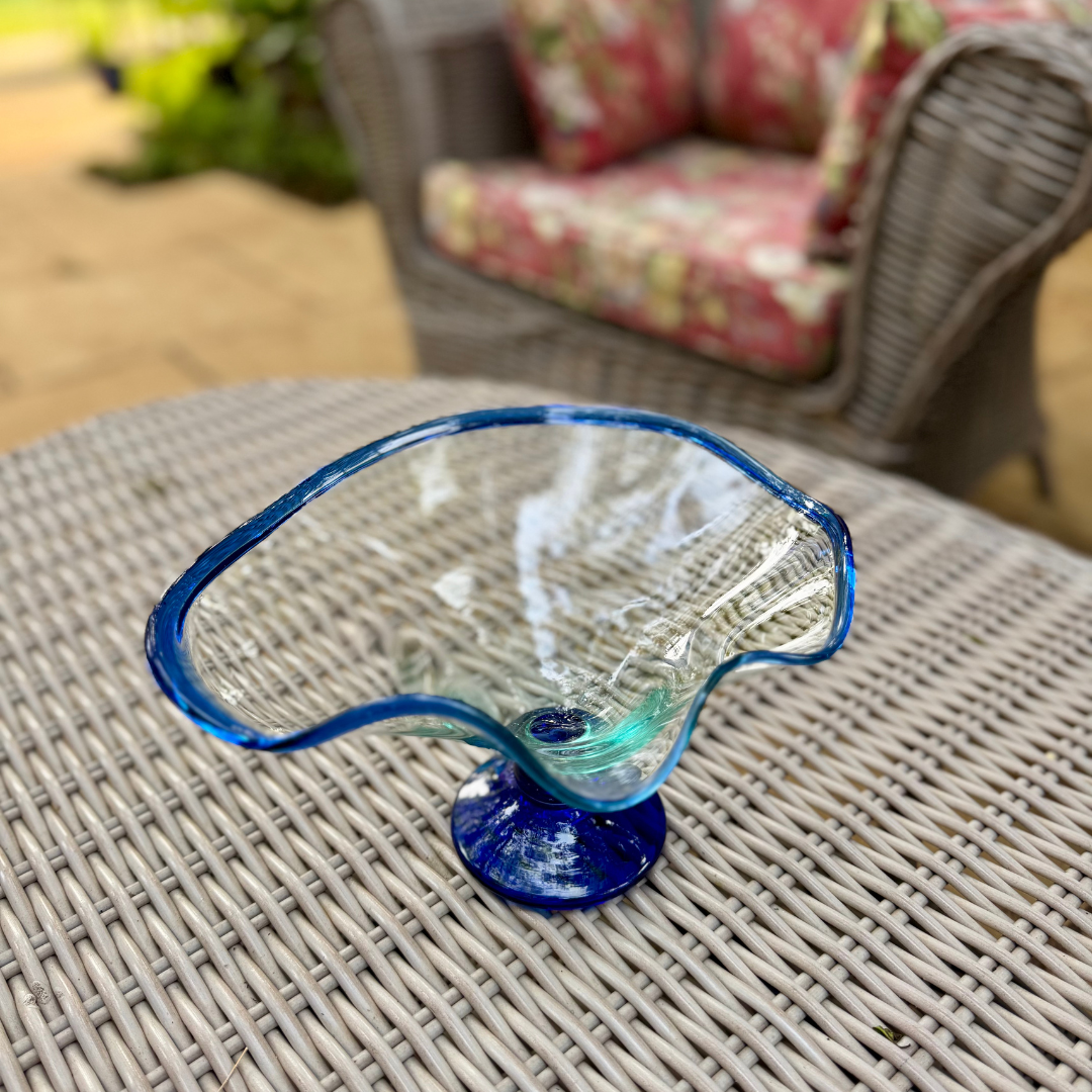 Blue Italian Crystal Bowls