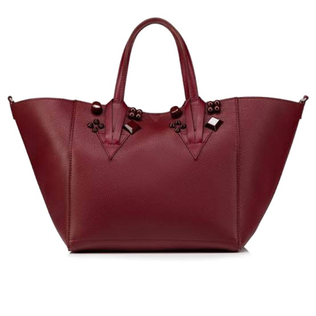 Christian Louboutin Bordeaux Cabachic Tote Bag