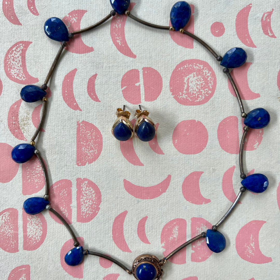 Semi-Precious Sapphire Set