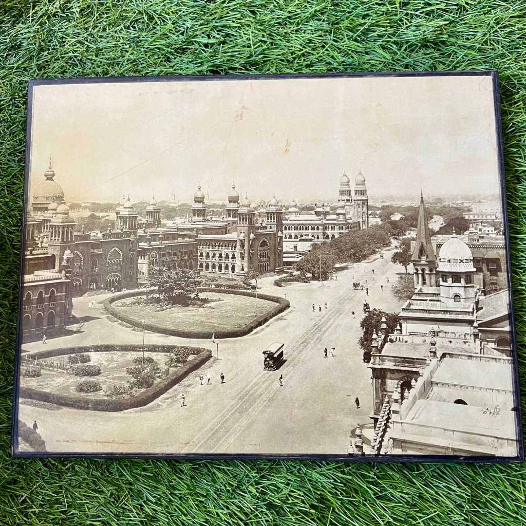 Lala Deen Dayal Madras High Court Panorama 1899 Photograph