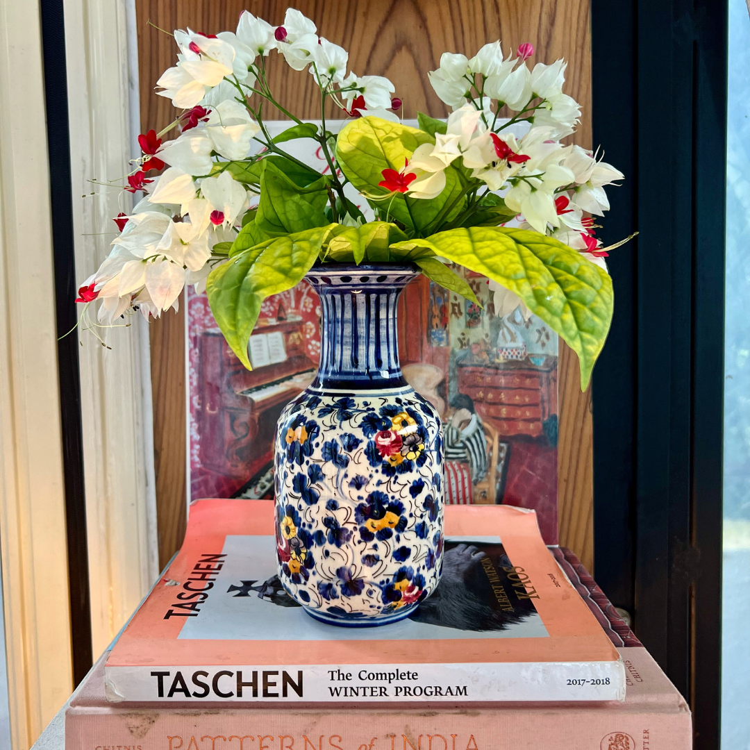 Hand-Painted Flower Vase